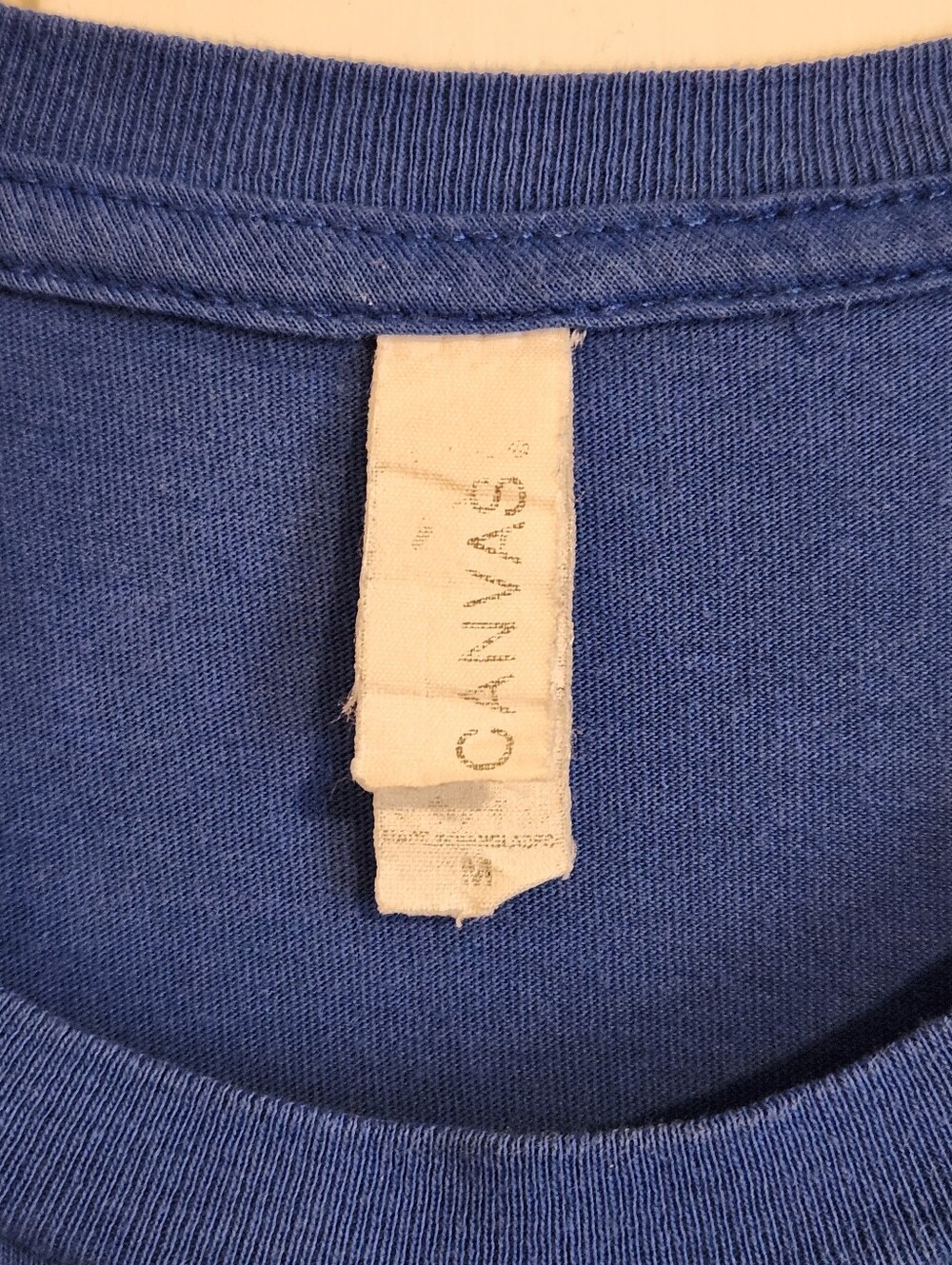 💙Canvas💙 - Blue/White "Sordid Lives" Brother Boy "O-kayyyy" S/S Tee - Picture 3 of 9